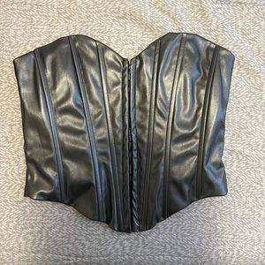 Metallic Corset Top